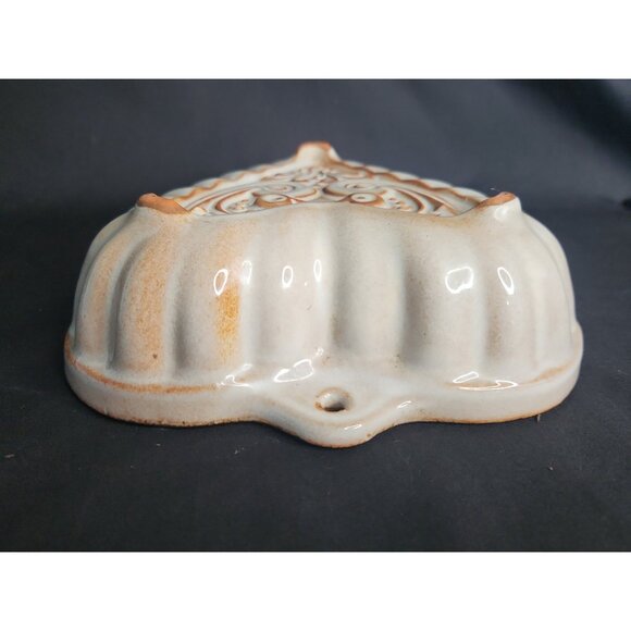 VTG West German Cerabac Redware Heart Shaped Pottery Mold Scheurich Keramik - Picture 7 of 10